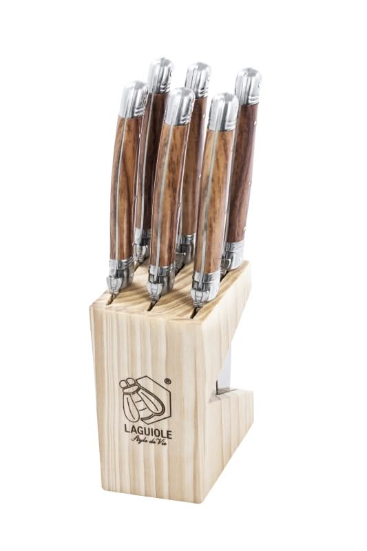 Cuchillos para steak Laguiole Style de Vie Premium Line Madera - 6 piezas