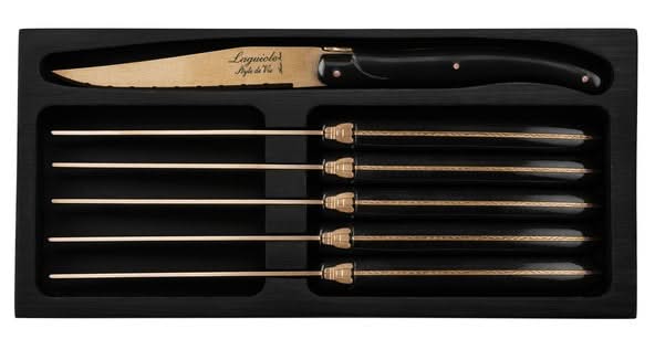 Laguiole Style de Vie Steak knives Prestige Line Copper - 6 pieces