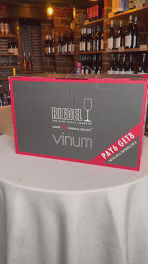 Riedel Red Wine Glasses Vinum - Cabernet / Merlot - Pay 6 Get 8