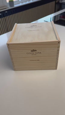 Costa Nova Tazas de Café Grespresso Rosa Suave 190 ml - 8 piezas - Caja de regalo