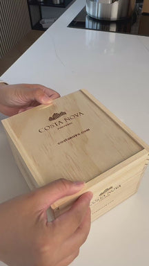 Costa Nova Tazas de Espresso Grespresso Rosa Suave 80 ml - 8 piezas - Caja de regalo