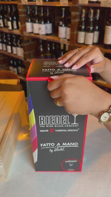 Copa de champán Riedel Fatto A Mano Performance - Tallo negro - 375 ml