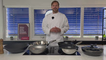 SCANPAN Wok Pan Classic Induction ø 24 cm - suitable for all heat sources - standard non-stick coating