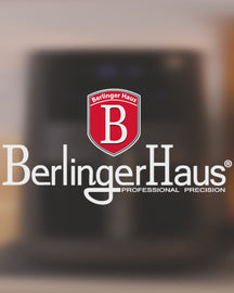 BerlingerHaus Airfryer XXXL Matte Anthracite - with Viewing Window - 8 Liters - 1650W
