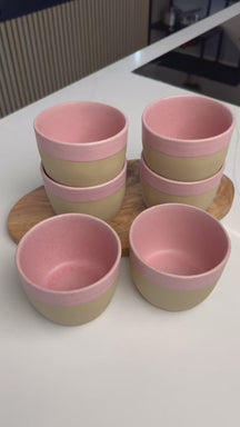 Costa Nova Tazas Arenito Mauve Rose 360 ml - 6 unidades