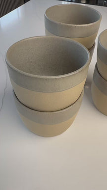 Costa Nova Tazas Arenito Sage Green 360 ml - 6 piezas