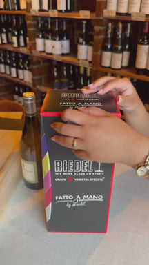 Riedel Red Wine Glass Fatto A Mano Black Tie - Hermitage / Syrah - 668 ml