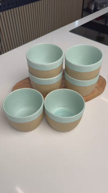 Costa Nova Tazas Arenito Aqua 360 ml - 6 piezas