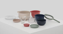 Mepal Glass Measuring Cup Chef It Chalk - with Lid - 1 liter
