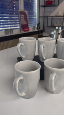 Cookinglife Coffee Mugs Breeze Grey 315 ml – 6 pieces