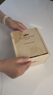 Costa Nova Tazas de Espresso Grespresso White 80 ml - 8 piezas - Caja de regalo
