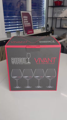 Copas de vino tinto Riedel Vivant - Pinot Noir - 700 ml - 4 unidades