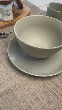 Broste Copenhagen Breakfast Set Nordic Marsh 6-piece / 2 persons - 2 breakfast plates, 2 bowls and 2 cups