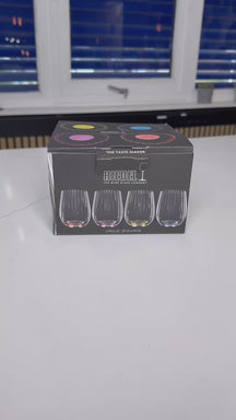 Riedel Tumbler Glass optical Happy O - 4 pieces - Ribbed