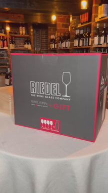 Riedel Wine Glass Set - White Wine Glasses - Veritas - Riesling / Zinfandel + Wine Friendly Decanter