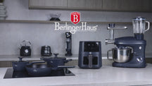 BerlingerHaus Cookware Set Matte Blue 11-Piece - Cooking Pots ø 20, 24, 28 cm, Frying Pans ø 24, 28 cm & Saucepan ø 16 cm - Suitable for All Heat Sources