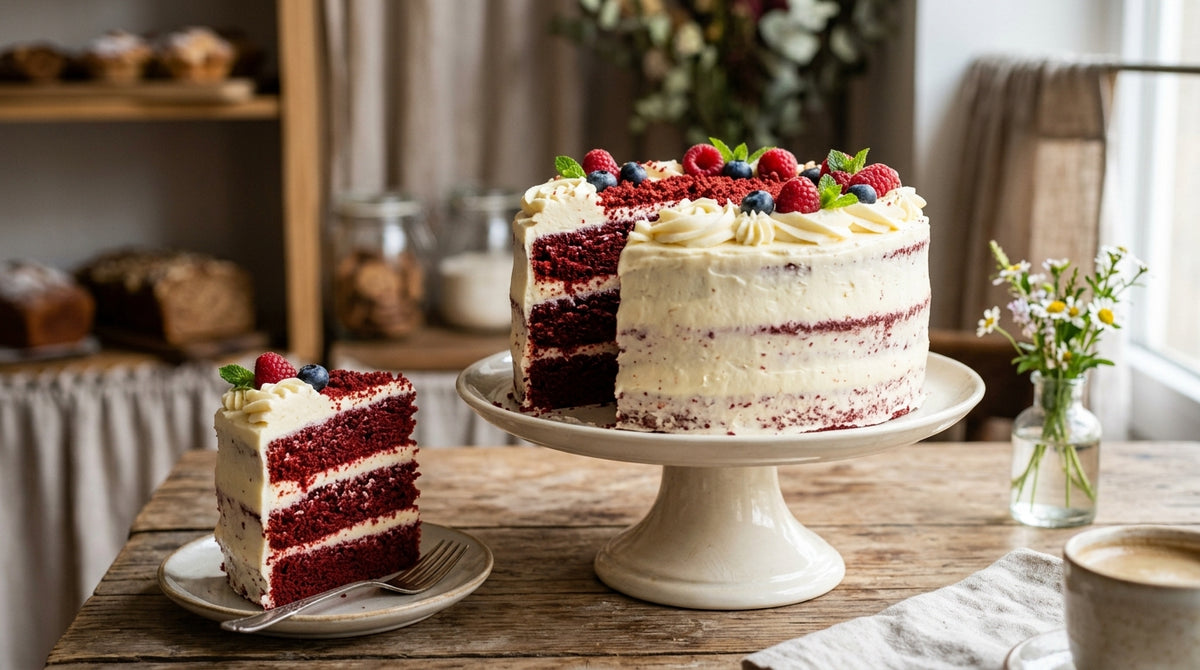 Velvety soft, bright red and irresistibly delicious