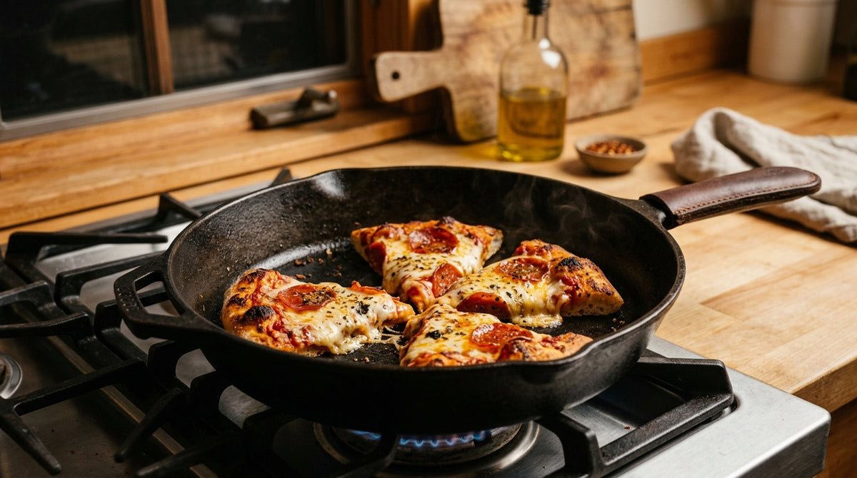 Waste nothing, use everything up. Your best pizza of the week starts in the fridge.