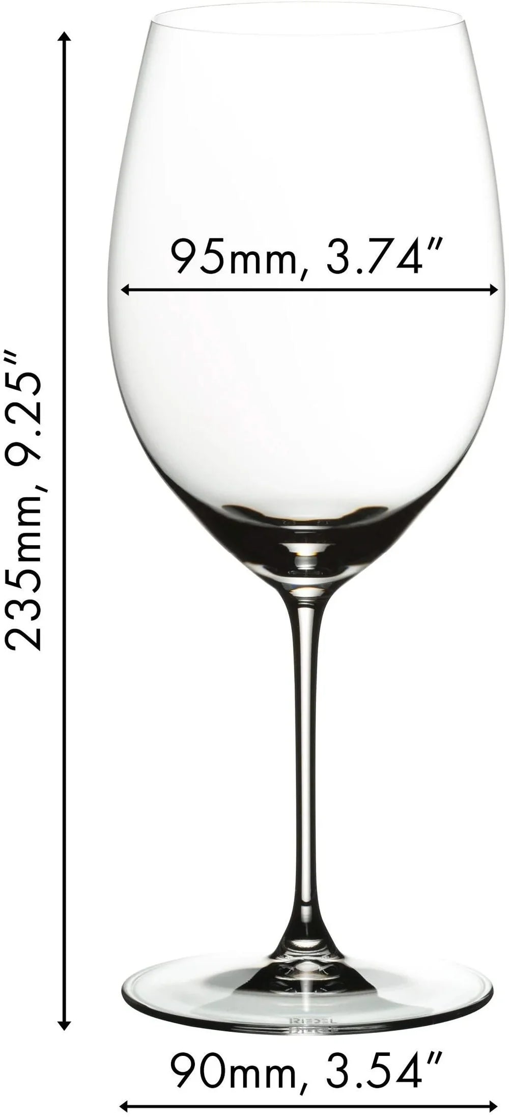 Riedel Wine Glass Set - Red Wine Glasses - Veritas - Cabernet/Merlot + Wine Friendly Decanter