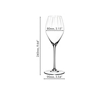 Riedel Wine Glass Set - Champagne Glasses - Performance - 380 ml - 4 Pieces