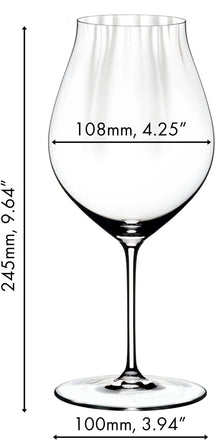 Riedel Wine Glass Set - Red Wine Glasses - Performance - Pinot Noir - 830 ml - 4 Pieces
