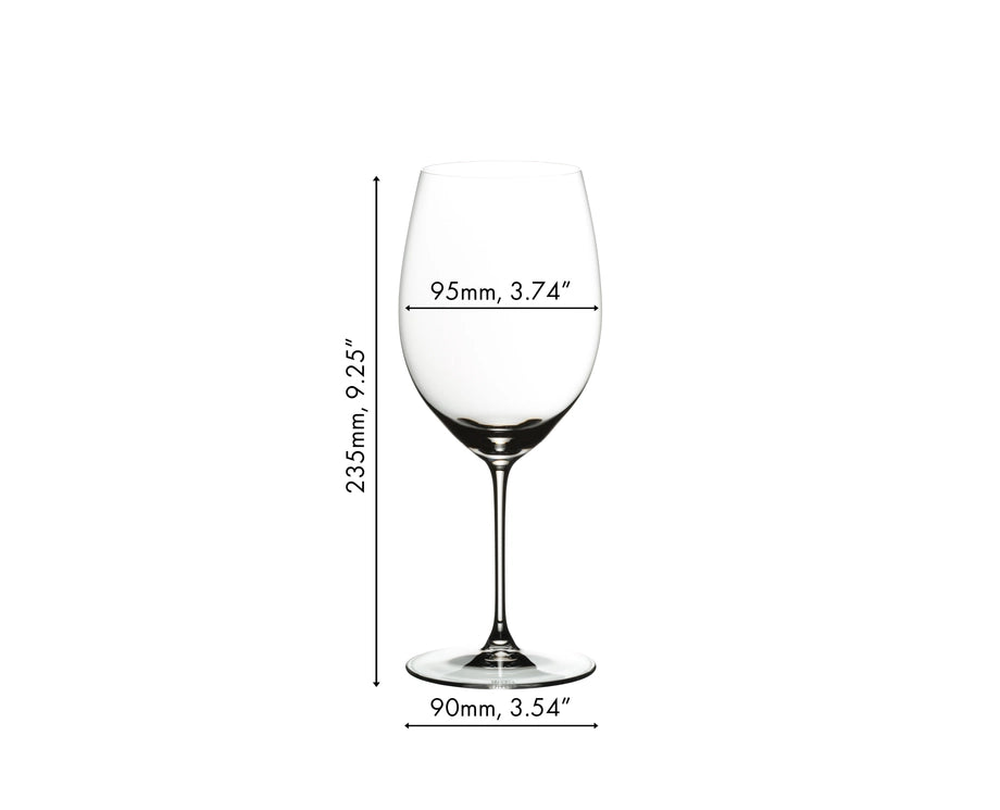Riedel Wine Glass Set - Red Wine Glasses - Veritas - Cabernet - 630 ml - 4 Pieces