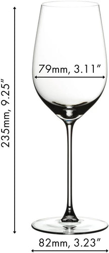 Riedel Wine Glass Set - White Wine Glasses - Veritas - Riesling / Zinfandel + Wine Friendly Decanter