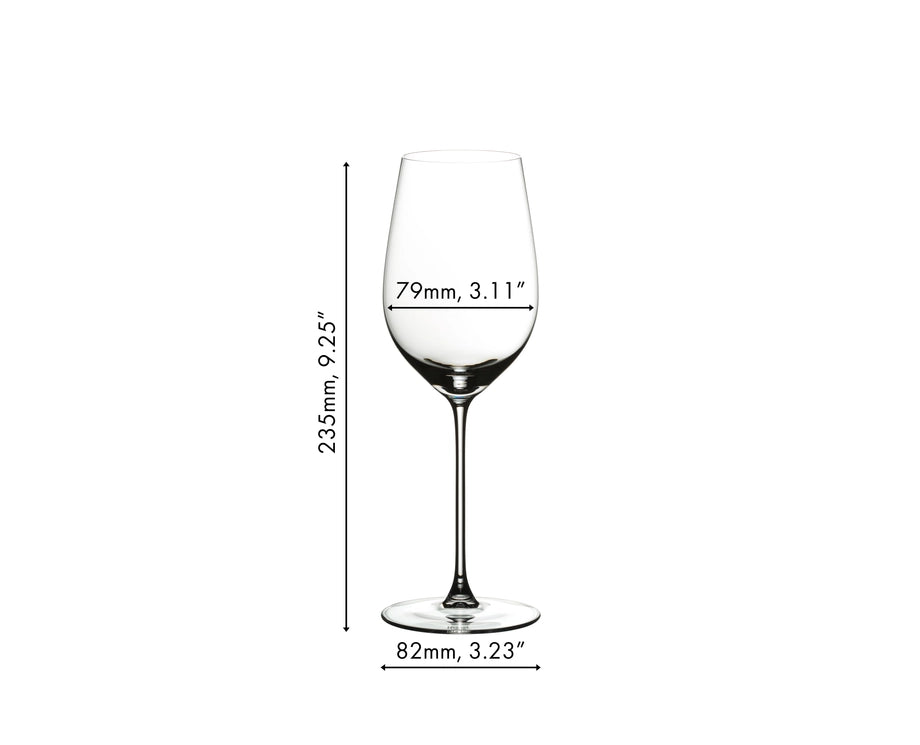 Riedel Wine Glass Set - White Wine Glasses - Veritas - Riesling - 400 ml - 4 Pieces