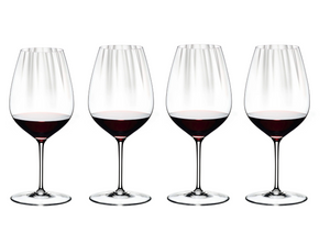 Set de copas de vino Riedel - Copas para vino tinto - Performance - Cabernet / Merlot - 834 ml - 4 unidades