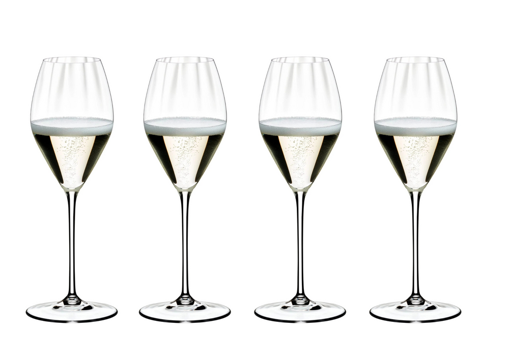 Riedel Wine Glass Set - Champagne Glasses - Performance - 380 ml - 4 Pieces