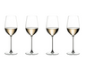 Riedel Wine Glass Set - White Wine Glasses - Veritas - Riesling - 400 ml - 4 Pieces