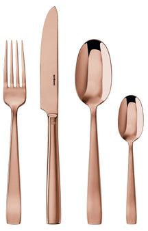Sambonet Set de cubiertos Flat - Cobre - 24 piezas / 6 personas