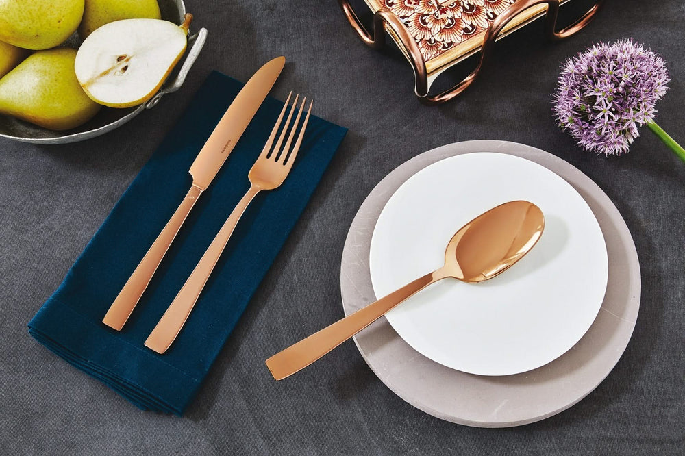 Sambonet Set de cubiertos Flat - Cobre - 24 piezas / 6 personas