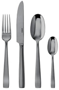 Sambonet Set de cubiertos Flat - Negro - 24 piezas / 6 personas
