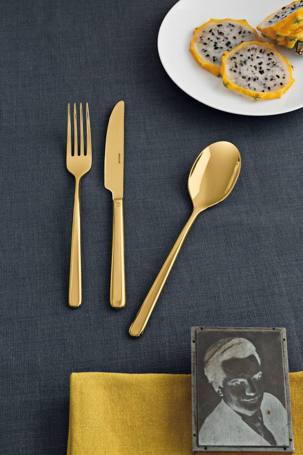 Sambonet Set de cubiertos Linear - Oro - 24 piezas / 6 personas