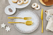 Sambonet Set de cubiertos Linear - Oro - 24 piezas / 6 personas