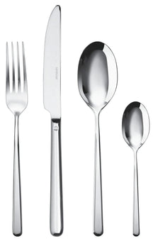 Sambonet Set de cubiertos Linear - Acero inoxidable - 24 piezas / 6 personas