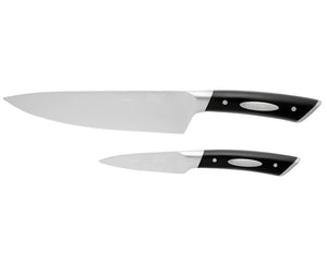SCANPAN Set de cuchillos Classic 2 piezas - Cuchillo de chef & Cuchillo pelador
