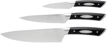 SCANPAN Set de cuchillos Classic 3 piezas - Cuchillo de chef, Cuchillo de oficina & Cuchillo pelador