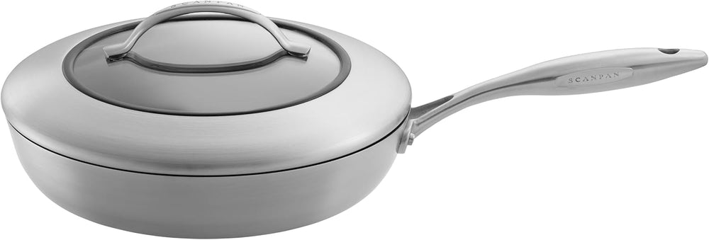 SCANPAN sartén / sartén de saltear con tapa CTX ø 28cm / 2.5 litros - adecuado para todas las fuentes de calor - capa antiadherente estándar