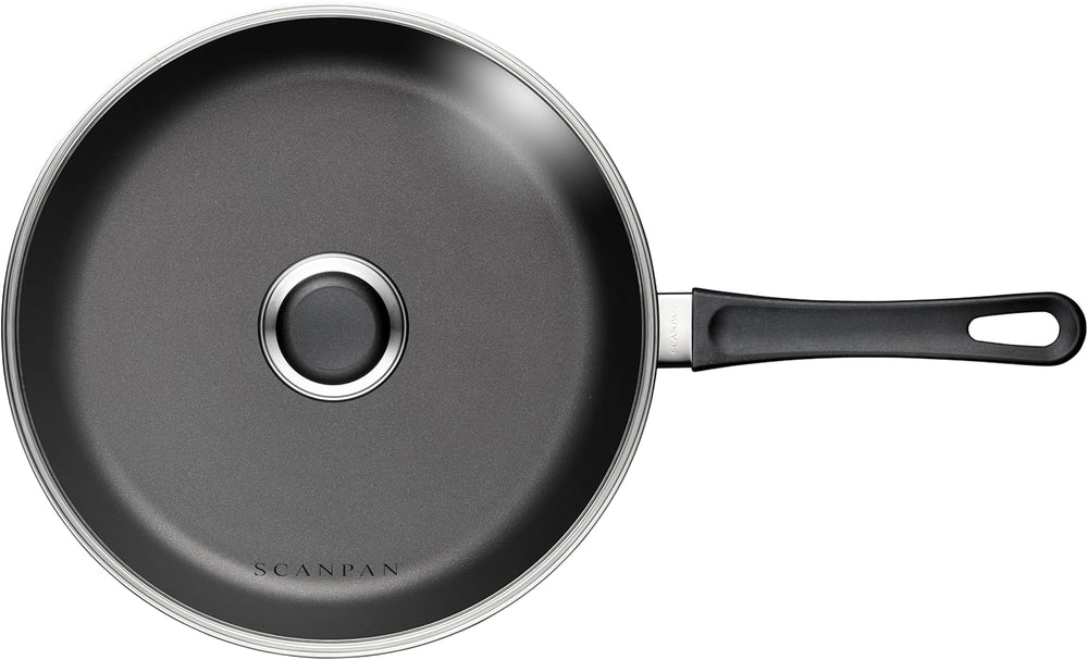 SCANPAN sartén / sartén de saltear con tapa Classic Induction ø 28cm / 3 litros - adecuado para todas las fuentes de calor - capa antiadherente estándar