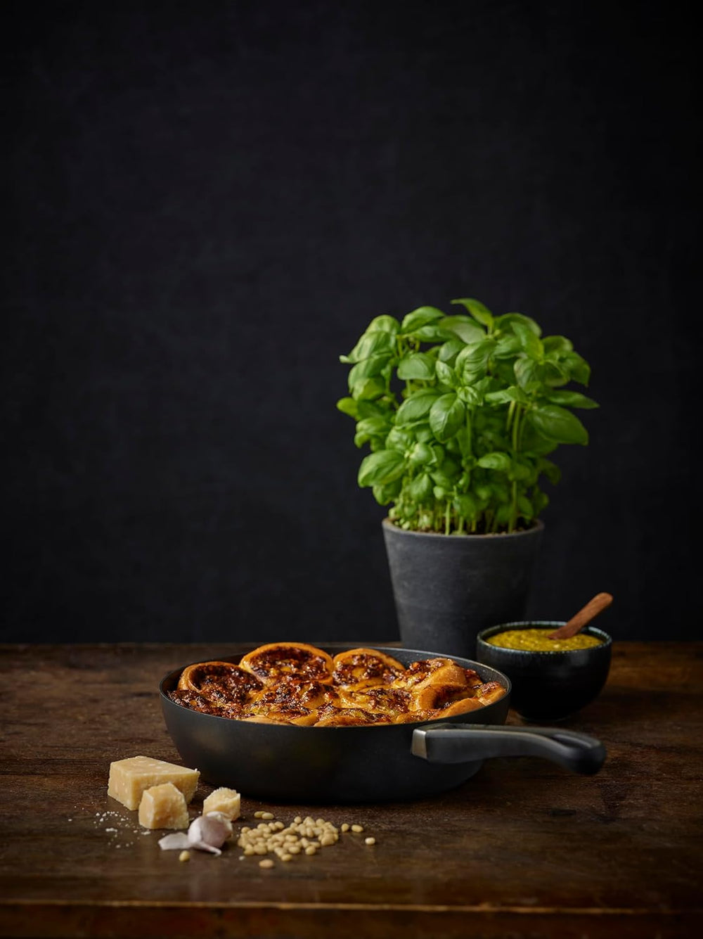 SCANPAN sartén / sartén de saltear con tapa Classic Induction ø 28cm / 3 litros - adecuado para todas las fuentes de calor - capa antiadherente estándar