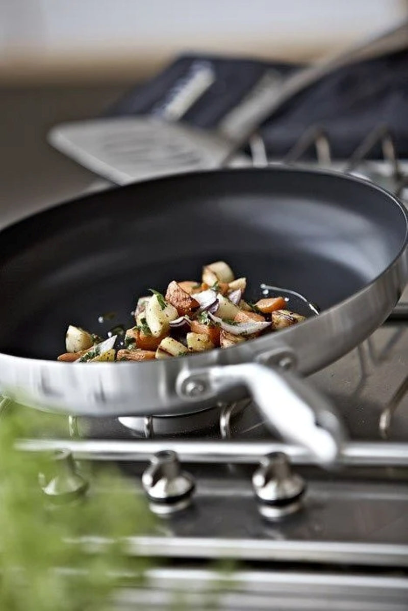 SCANPAN Frying Pan Set CTX ø 24 & 28 cm - suitable for all heat sources - standard non-stick coating