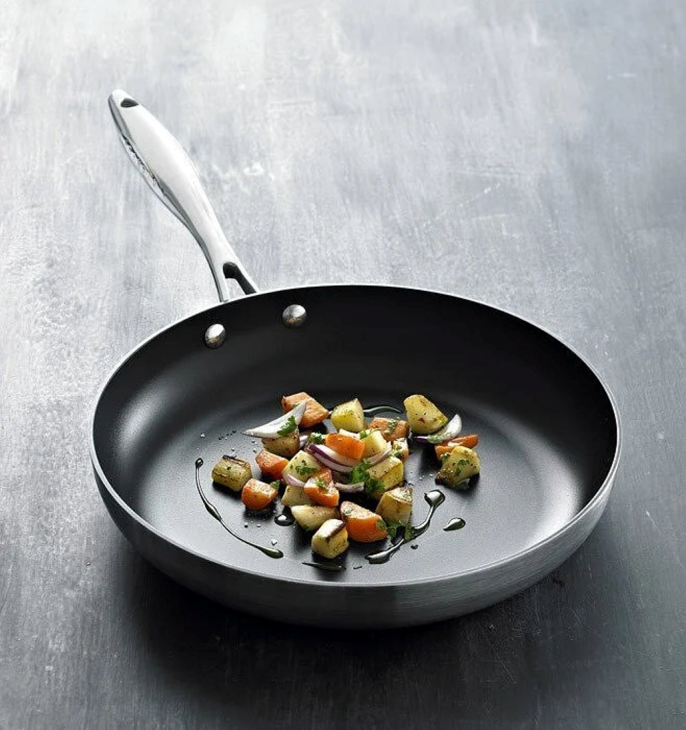 SCANPAN Frying Pan Set CTX ø 24 & 28 cm - suitable for all heat sources - standard non-stick coating
