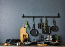 SCANPAN Frying Pan Set Classic Induction ø 24 & 28 cm - suitable for all heat sources - standard non-stick coating