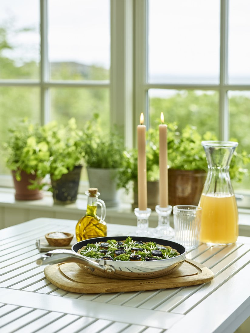 SCANPAN Frying Pan Set HaptIQ ø 24 & 28 cm - suitable for all heat sources - standard non-stick coating
