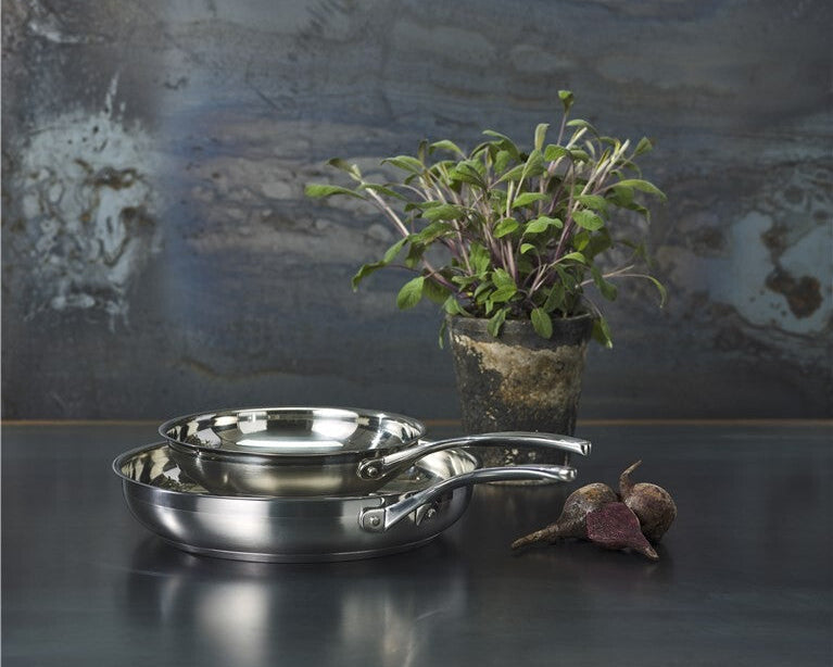 SCANPAN Koekenpannenset Impact RVS 2-delig - ø 20 & 28 cm - sfeerbeeld 1