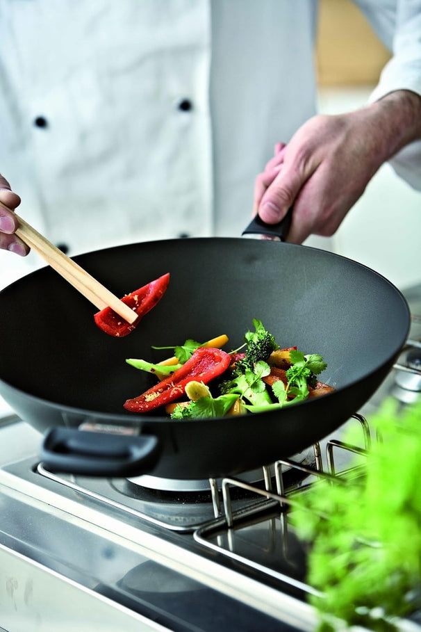SCANPAN Wokpan Classic Induction ø 32cm - apta para todas las fuentes de calor - capa antiadherente estándar