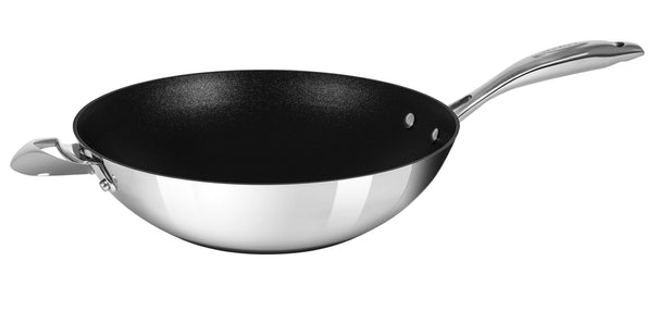 SCANPAN Wokpan HaptIQ ø 32cm - adecuado para todas las fuentes de calor - capa antiadherente estándar