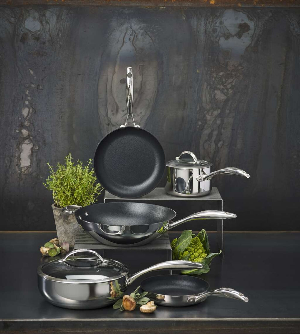 SCANPAN Wokpan HaptIQ ø 32cm - adecuado para todas las fuentes de calor - capa antiadherente estándar